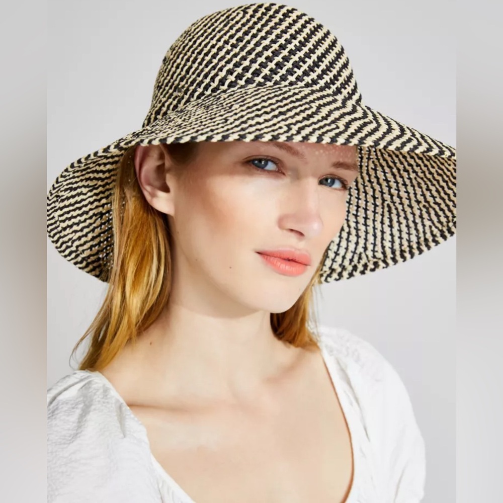 Kate Spade Black and White Women's Sun Hat